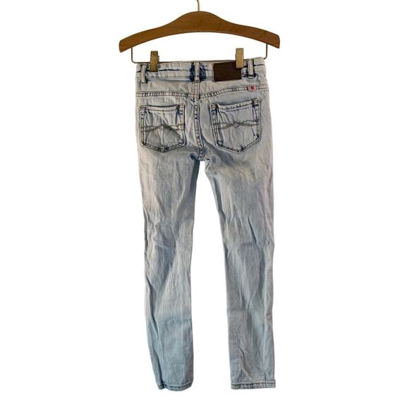 LUCKY BRAND Girl’s Distressed Zoe Jeggings / Size: 7 - Picture 2 of 10